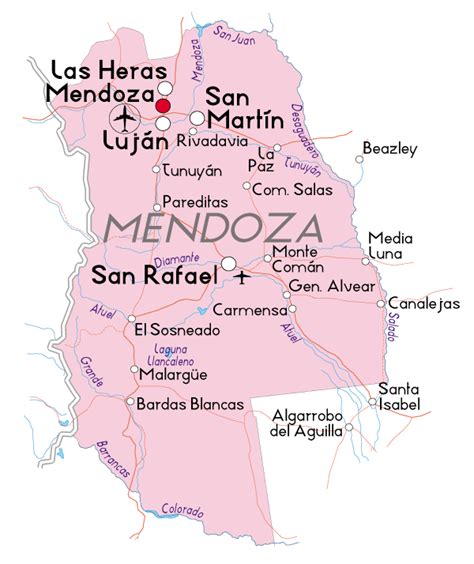 Mapa de Mendoza