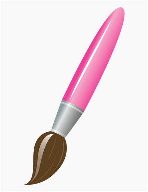 Paintbrush Drawing Clip Art - Paint Brush Clipart Transparent, HD Png Download - kindpng