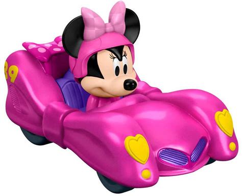 Fisher Price Disney Mickey Roadster Racers Minnies Pink Thunder Diecast Vehicle - ToyWiz