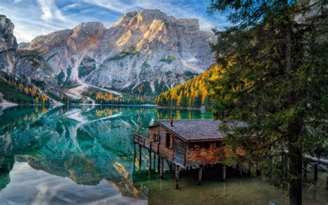 Lago Di Braies Dolomites Wallpapers - Wallpaper Cave