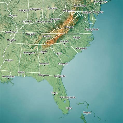 Appalachian Mountains Map