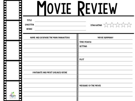 Film Review Template