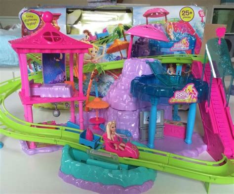 Polly Pocket Roller Coaster Resort Playset Water Park Doll With Box ...