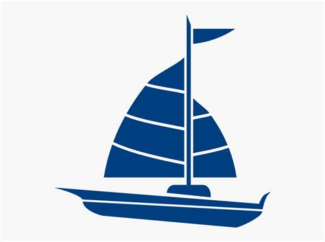 Sailboat Cliparts - Blue Sailboat Clipart , Free Transparent Clipart - ClipartKey