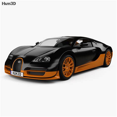 Bugatti Veyron Grand-Sport World-Record-Edition 2011 3D model - Hum3D