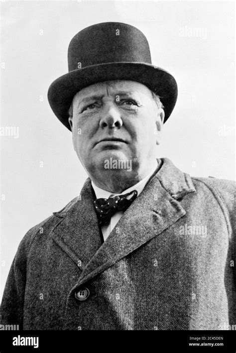 Sir Winston Churchill great britain prime minister Stock Photo - Alamy