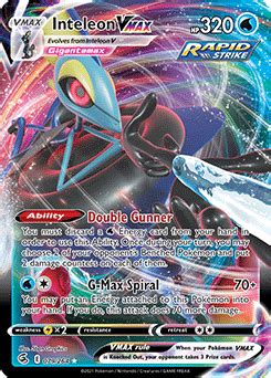 Inteleon VMAX | Fusion Strike | TCG Card Database | Pokemon.com