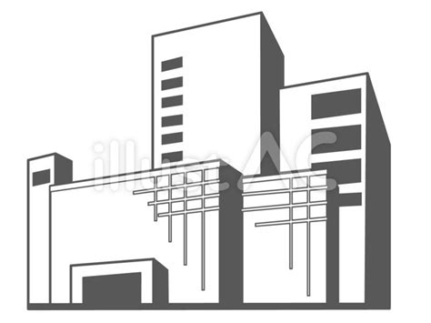 Free Vectors | building line drawing