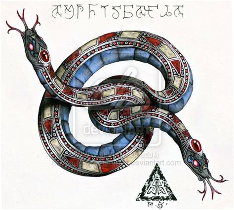 Amphisbaena - two headed snake - mythical creature