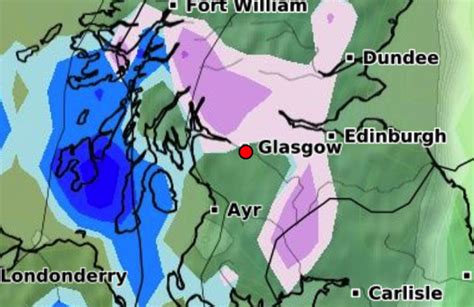 Glasgow snow as weather maps shows exactly when wintry weather will hit ...