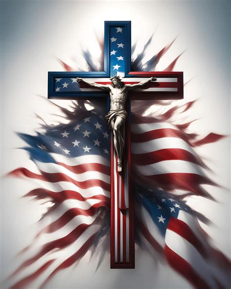 ArtStation - Christ and the USA | Artworks