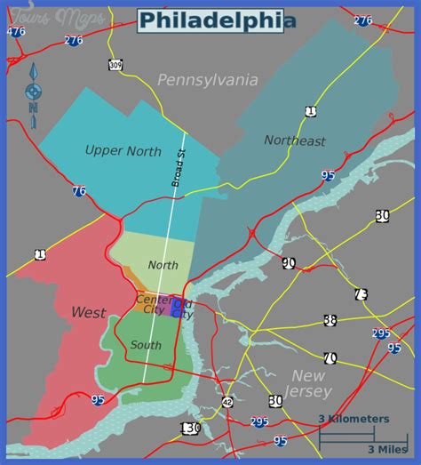 Philadelphia Map Usa - Map