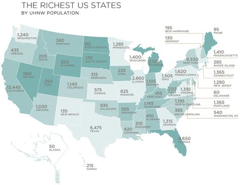 The wealthiest people in America live in these states