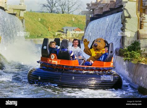 Congo River Rapids water ride. Alton Towers Resort. Staffordshire. UK Stock Photo - Alamy