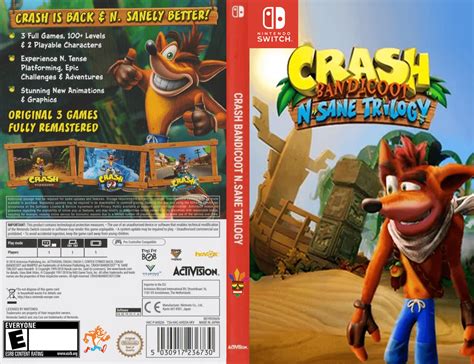 Custom Crash Bandicoot N Sane Trilogy : r/NintendoSwitchBoxArt