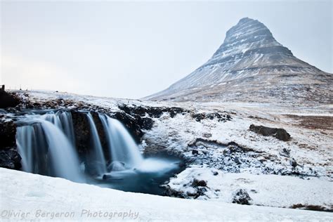 Kirkjufellfoss in winter – kirkjufell – iceland – Olivier Bergeron ...