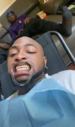 Davido Visits The Dentist To get a brighter set of teeth (Photos ...