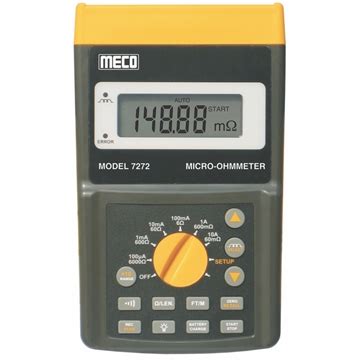 Micro/Milli-Ohmmeter | Measuring Instruments