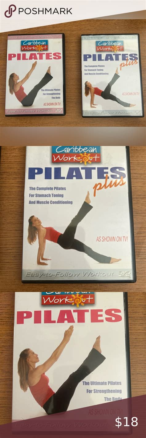 Pilates & Pilates Plus- 2 disc DVD bundle-Caribbean Workout 2004 in ...