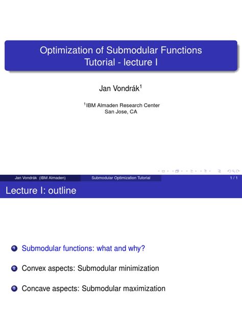 Submodular Optimization | PDF | Mathematical Optimization ...