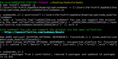 NodeJS NPM - GeeksforGeeks