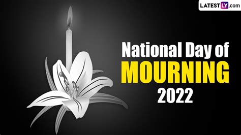 Festivals & Events News | When Is National Day of Mourning 2022 in US ...