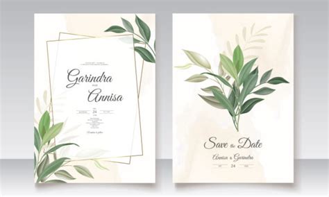 Wedding Invitation Cards Bundle Bundle · Creative Fabrica