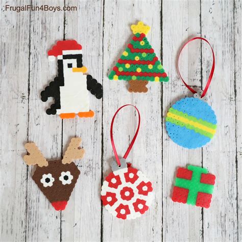 Printable Christmas Perler Bead Patterns - Frugal Fun For Boys and Girls