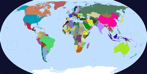 Political World Map, unlabeled (Jun. 2022) by General534 on DeviantArt