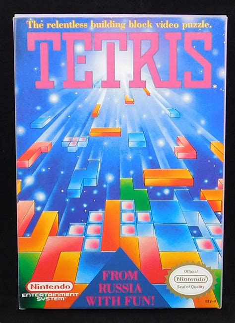 Original NES - TETRIS - Box, Sleeve, Instructions, & Game Included! # ...