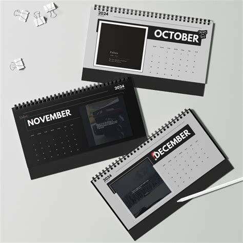 2024 Desk Calendar , Motivational Calendar, Motivational Quotes Calendar , Motivational Quotes ...