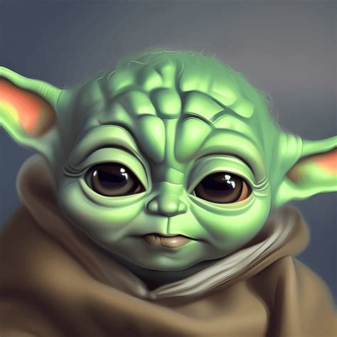 Yoda Face Art