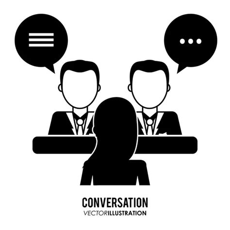 Conversation icons design — Stock Vector © jemastock #92284772