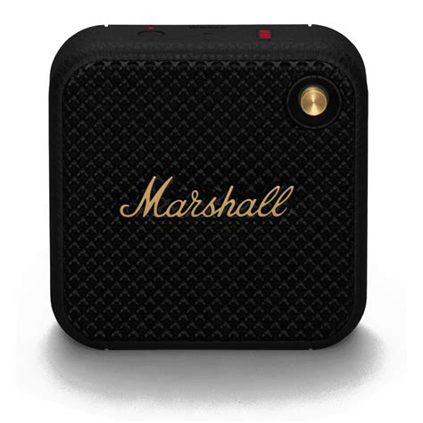 Marshall - Willen - Black and Brass - Portable Bluetooth Speaker ...