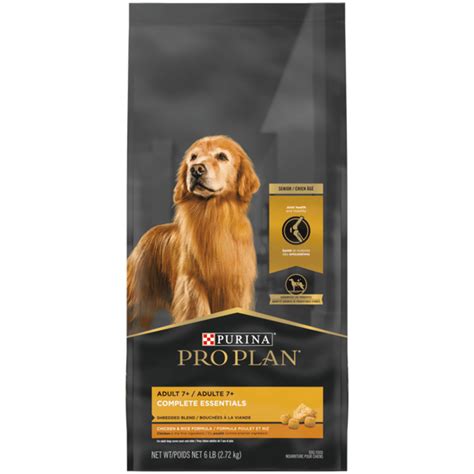 Purina Pro Plan Senior Dog Food With Probiotics for Dogs, Shredded ...