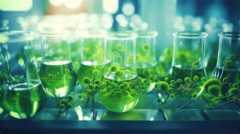 Premium AI Image | green laboratory free photo HD background