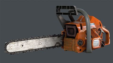 ArtStation - Old Chainsaw from grandfather's garage. (Husqvarna 137)