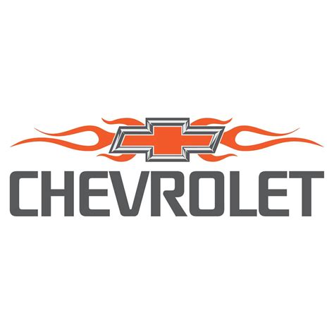 Chevrolet Logo with Flames Vector Artwork