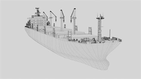 3D Bulk Carrier Ship Model - TurboSquid 2129379