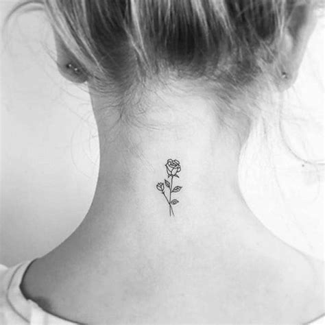 Discover 71+ rose on neck tattoo - in.coedo.com.vn