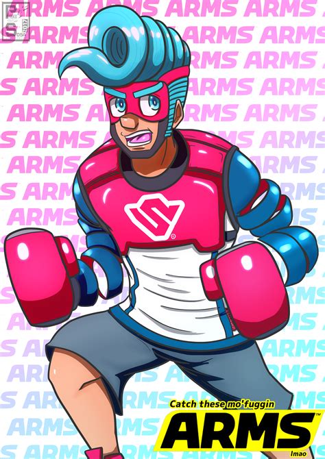 I drew Spring Man from ARMS a few weeks back :3 : r/NintendoSwitch