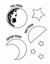Free Coloring Pages Of The Moon ⋆ Hollydog Blog sketch template