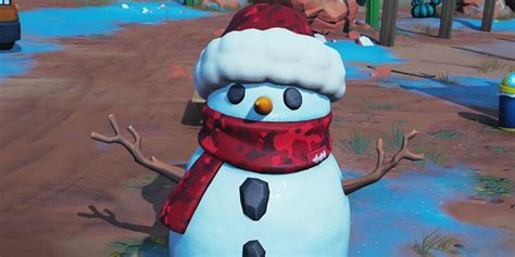 Fortnite: Where To Ram A Snowman With A Vehicle (Winterfest 2021)