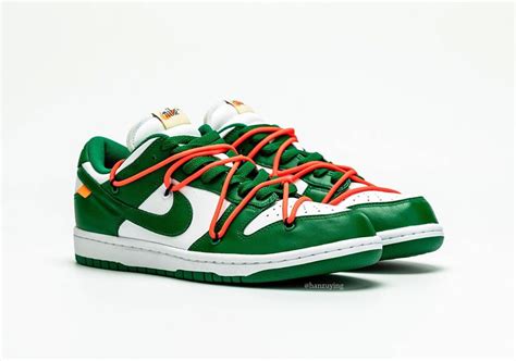 Off-White Nike Dunk Low Pine Green CT0856-100 Release Info ...