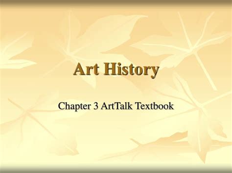 PPT - Art History PowerPoint Presentation, free download - ID:5609937