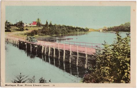 Montague River, Prince Edward Island. (0939) - PEI Postcards