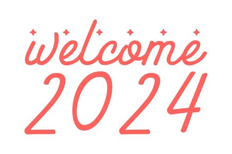 Welcome 2024 Graphic by Lazy Craft · Creative Fabrica