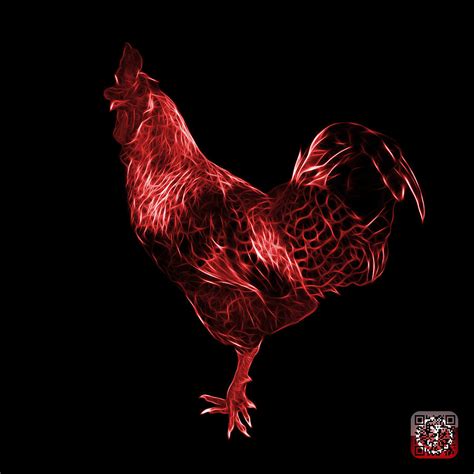 Red Rooster 3186 F Digital Art by James Ahn - Fine Art America