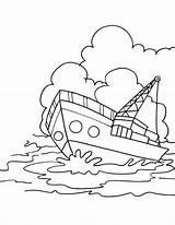 Cargo Ship coloring Pages sketch template