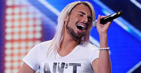 Rylan Clark-Neal throws it back to his days of long blond hair as he ...